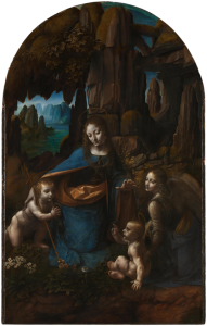 Leonardo da Vinci, Madonna of the Rocks; also called The Virgin of the Rocks (National Gallery, London)